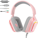 AJazz AX368 RGB Headset Gaming Pink - Black